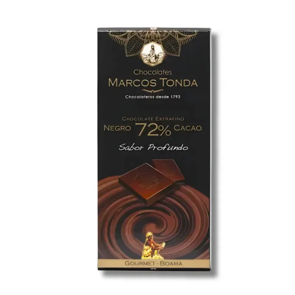 Chocolate Negro 72% Cacao Gourmet Boama, 100G