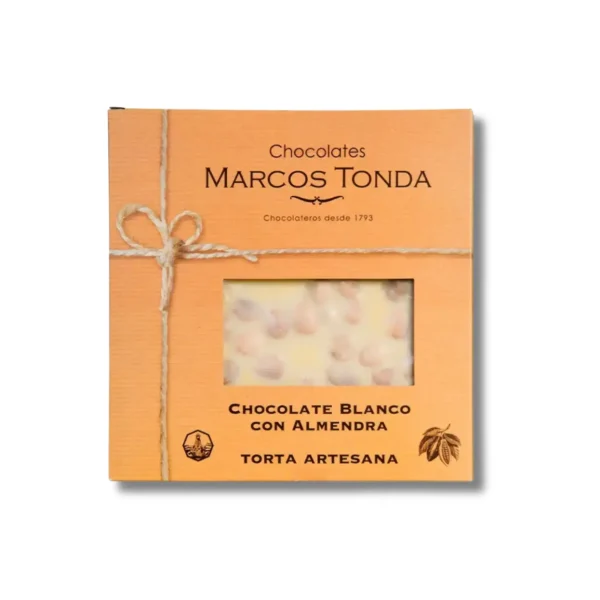 Torta Chocolate Blanco Almendras, 200G
