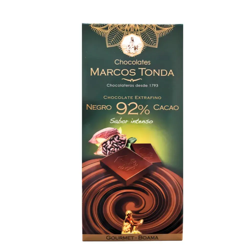 Chocolate Negro 92% Cacao Gourmet Boama, 100G