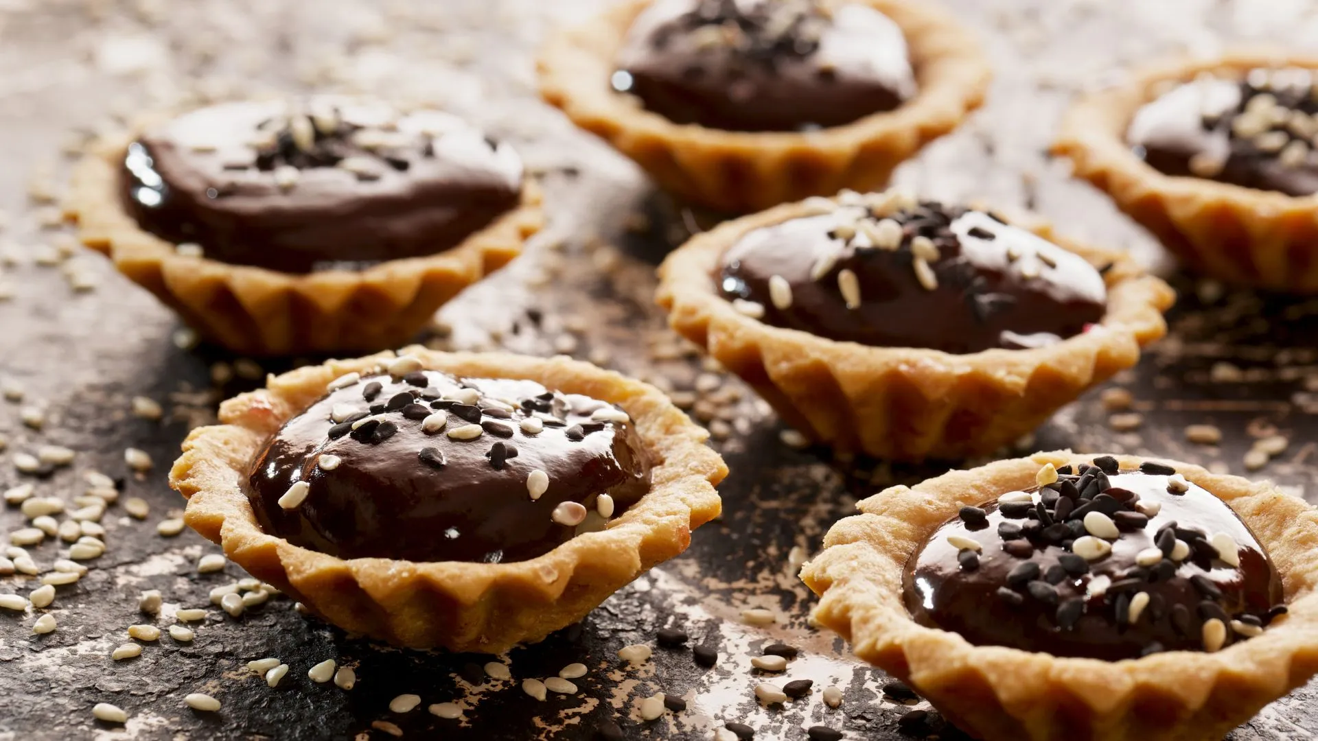 Tartaletas de chocolate